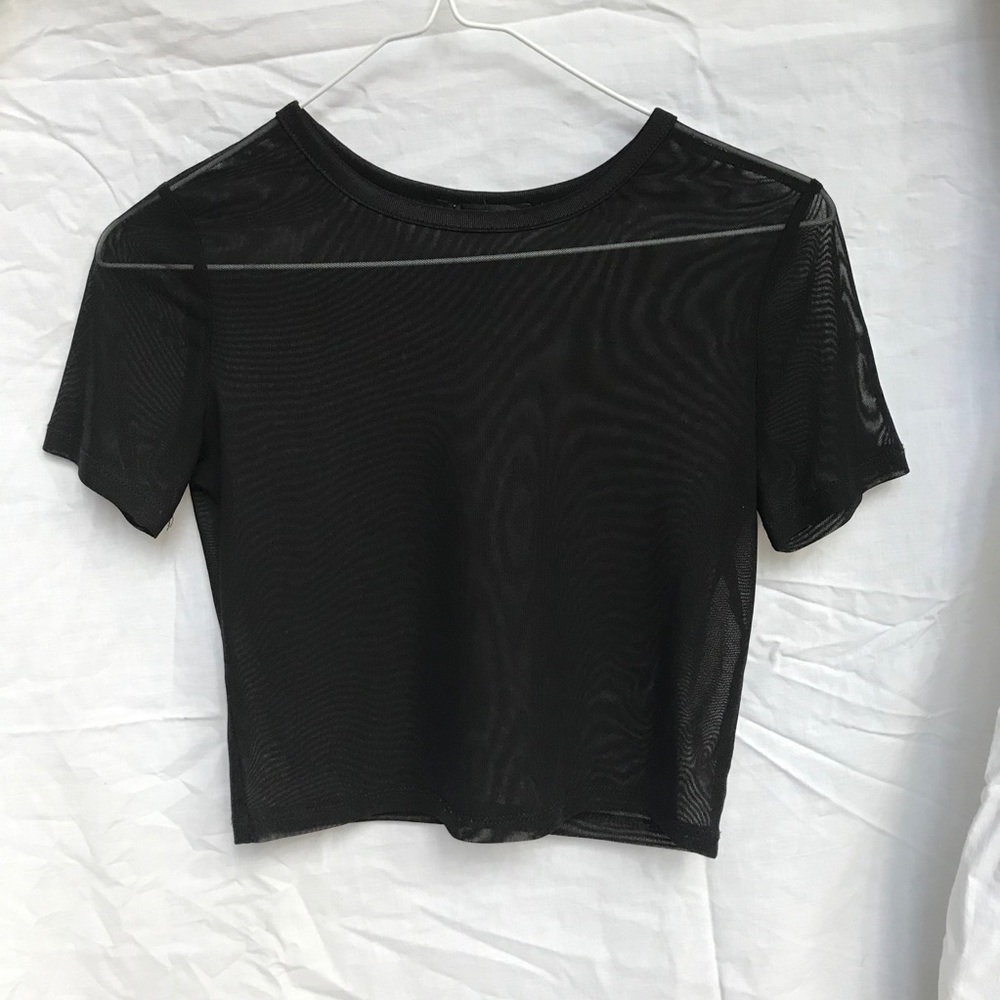 Forever 21 mesh crop top